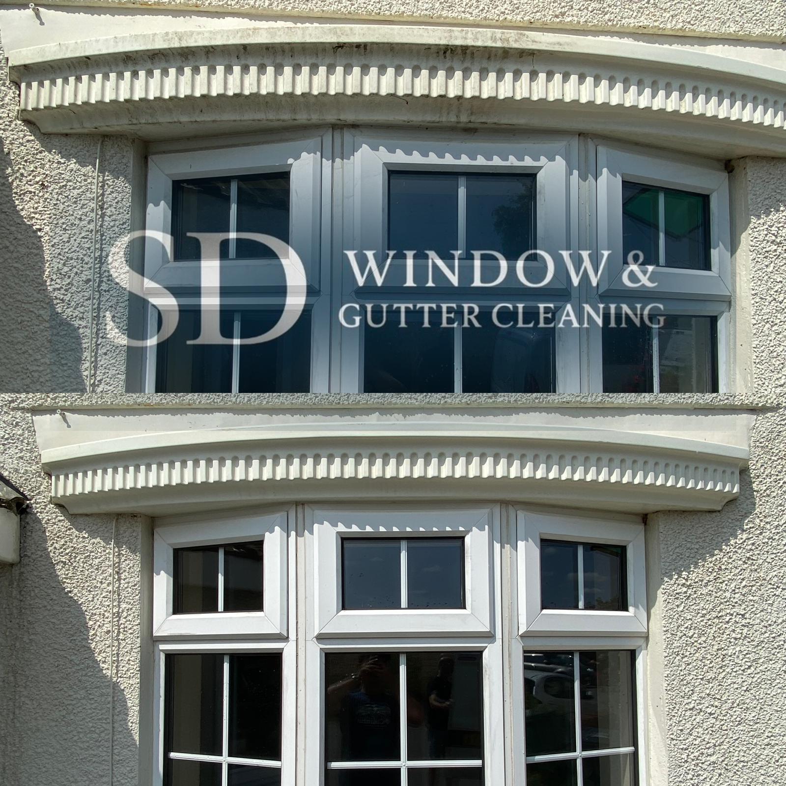 property in bristol getting windows cleaned